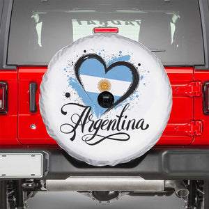 Argentina Heart Argentinian Flag Sun of May Patriotic Spare Tire Cover