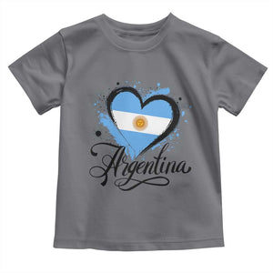 Argentina Heart Argentinian Flag Sun of May Patriotic Toddler T Shirt