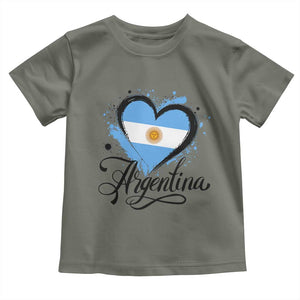 Argentina Heart Argentinian Flag Sun of May Patriotic Toddler T Shirt