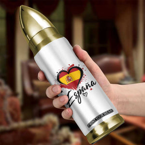 Espana Heart Spanish Flag Patriotic Spain Pride Bullet Tumbler
