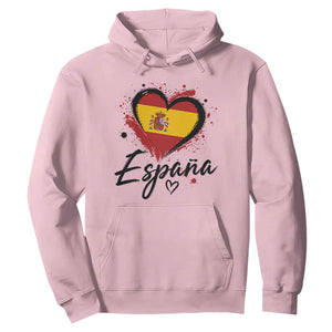 Espana Heart Spanish Flag Patriotic Spain Pride Hoodie