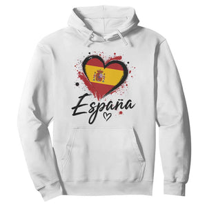 Espana Heart Spanish Flag Patriotic Spain Pride Hoodie