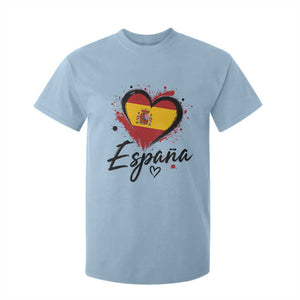 Espana Heart Spanish Flag Patriotic Spain Pride T Shirt For Kid