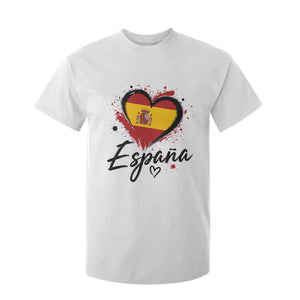 Espana Heart Spanish Flag Patriotic Spain Pride T Shirt For Kid