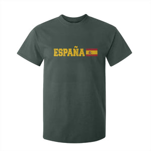 Espana Spain Vintage Sports Design Spanish Flag T Shirt For Kid