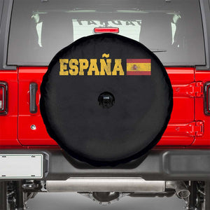 Espana Spain Vintage Sports Design Spanish Flag Spare Tire Cover