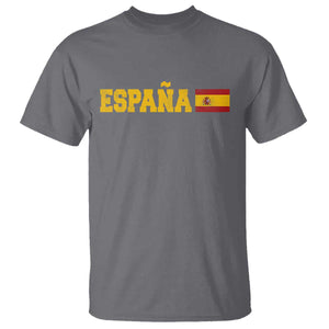 Espana Spain Vintage Sports Design Spanish Flag T Shirt