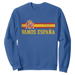 Vamos Espana Spainish Flag Vintage Spain Coat of Arms Sweatshirt