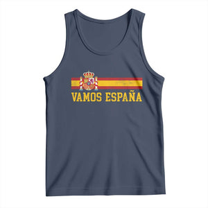 Vamos Espana Spainish Flag Vintage Spain Coat of Arms Tank Top