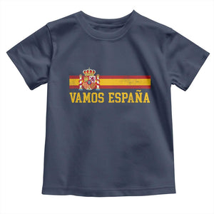Vamos Espana Spainish Flag Vintage Spain Coat of Arms Toddler T Shirt