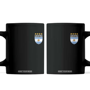 Argentina 4th Star Vintage Argentine Football Crest Coffee Mug