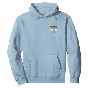 Argentina 4th Star Vintage Argentine Football Crest Hoodie