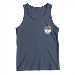 Argentina 4th Star Vintage Argentine Football Crest Tank Top