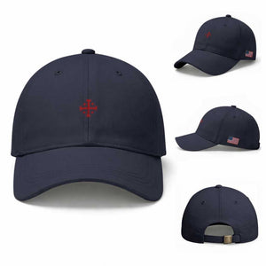 Vintage Catholic Knight Templar Jerusalem Cross Baseball Cap