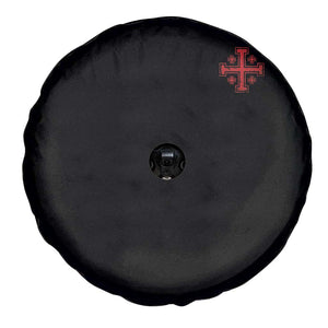 Vintage Catholic Knight Templar Jerusalem Cross Spare Tire Cover