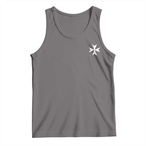 Knights Hospitaller Vintage Maltese Cross Catholic Christian Tank Top