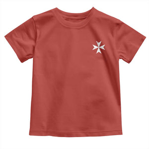 Knights Hospitaller Vintage Maltese Cross Catholic Christian Toddler T Shirt
