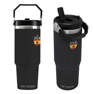 Spain 1st Star Espana Football Crest Flip Straw Tumbler