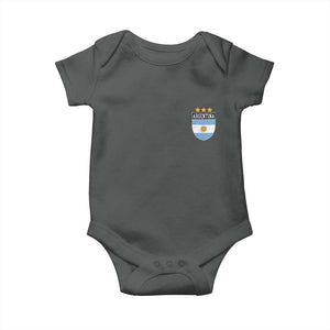 Argentina 3rd Star Vintage Argentine Football Crest Baby Onesie