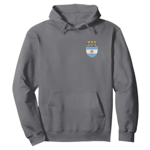 Argentina 3rd Star Vintage Argentine Football Crest Hoodie