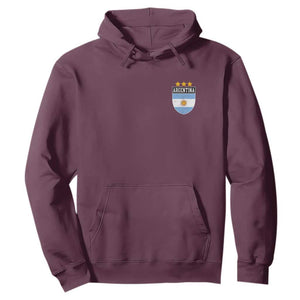 Argentina 3rd Star Vintage Argentine Football Crest Hoodie