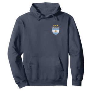 Argentina 3rd Star Vintage Argentine Football Crest Hoodie