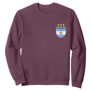 Argentina 3rd Star Vintage Argentine Football Crest Sweatshirt
