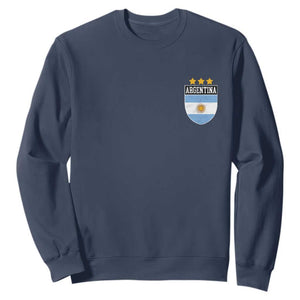 Argentina 3rd Star Vintage Argentine Football Crest Sweatshirt