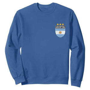 Argentina 3rd Star Vintage Argentine Football Crest Sweatshirt