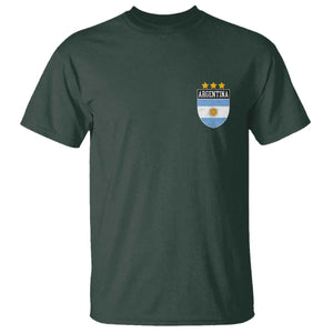 Argentina 3rd Star Vintage Argentine Football Crest T Shirt