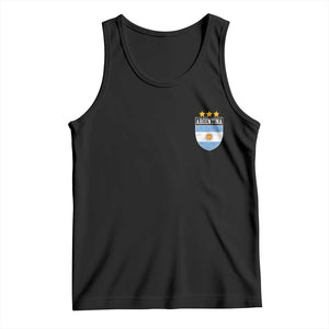 Argentina 3rd Star Vintage Argentine Football Crest Tank Top