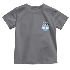 Argentina 3rd Star Vintage Argentine Football Crest Toddler T Shirt