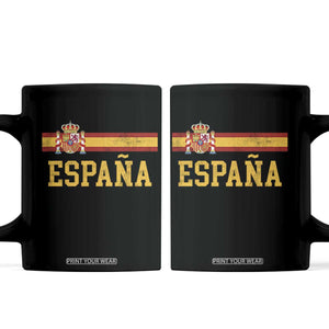 Espana Pride Vintage Spain Coat of Arms Patriotic Spainish Flag Coffee Mug