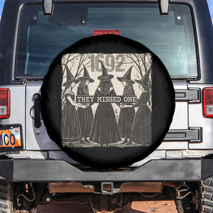 1692 They Missed One Spare Tire Cover Halloween Feminist Witch Trials TS11 No hole Black Print Your Wear