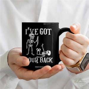 Funny I Got Your Back Coffee Mug Halloween Skeleton Skull TS11 Print Your Wear