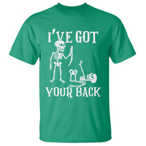 Funny I Got Your Back T Shirt Halloween Skeleton Skull TS11 Irish Green Print Your Wear