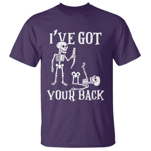 Funny I Got Your Back T Shirt Halloween Skeleton Skull TS11 Purple Print Your Wear