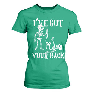 Funny I Got Your Back T Shirt For Women Halloween Skeleton Skull TS11 Irish Green Print Your Wear