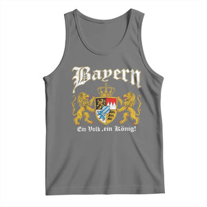 Bavarian German Pride Tank Top Bayern Ein Volk Ein Konig TS11 Black Heather Print Your Wear