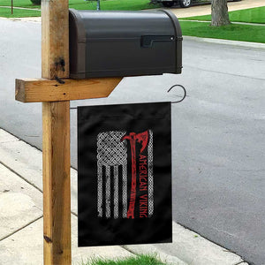 American Viking Garden Flag Norse Mythology Axe Celtic Knot USA Flag TS11 Print Your Wear