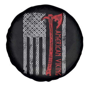 American Viking Spare Tire Cover Norse Mythology Axe Celtic Knot USA Flag TS11 Print Your Wear