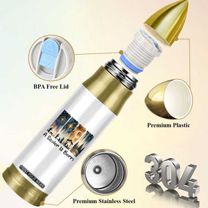 Christian Christmas Bullet Tumbler A Savior Is Born Jesus Nativity Scene TS11 Print Your Wear
