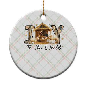 African American Christmas Nativity Scene Ceramic Ornament Joy To The World Afro Black Jesus TS11 1pc Christmas Plaid Print Your Wear