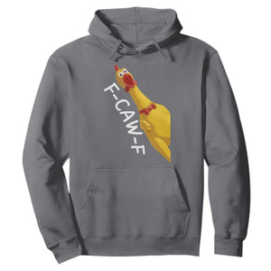 Funny F Caw F Chicken Toy Hoodie Poultry Humor TS11 Charcoal Print Your Wear