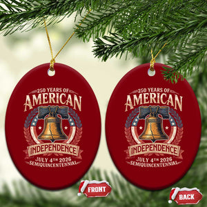 250 years Of America Independence Ceramic Ornament 250th American Anniversary Liberty Bell TS11 Print Your Wear