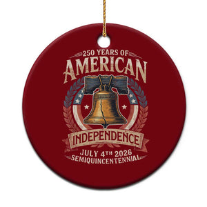 250 years Of America Independence Ceramic Ornament 250th American Anniversary Liberty Bell TS11 1pc Red Print Your Wear