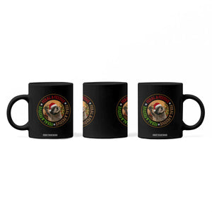 Funny Christmas Pedro The Racoon Coffee Mug Feral And Festive Xmas Santa Trash Panda TS11 Print Your Wear