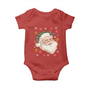 Funny Christmas Cajun Louisiana Santa Papa Noel Baby Onesie TS11 Red Print Your Wear