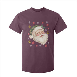 Funny Christmas Cajun Louisiana Santa Papa Noel T Shirt For Kid TS11 Maroon Print Your Wear