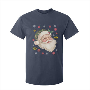 Funny Christmas Cajun Louisiana Santa Papa Noel T Shirt For Kid TS11 Navy Print Your Wear